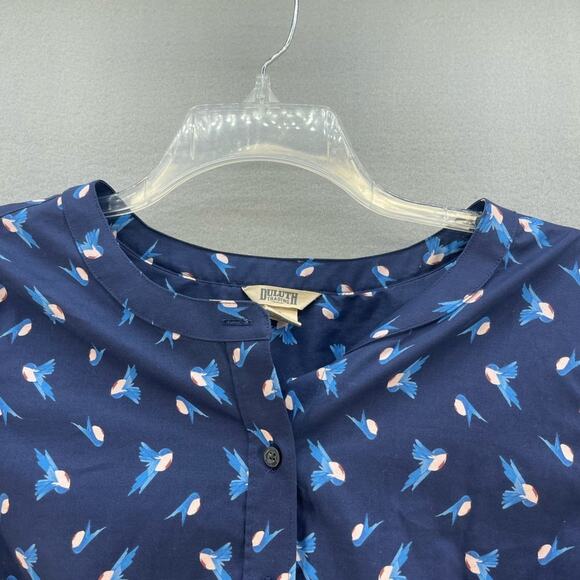 Duluth Trading Co Women’s Bluebird Tunic Button Up Blouse Women’s Size Small - Picture 15 of 16
